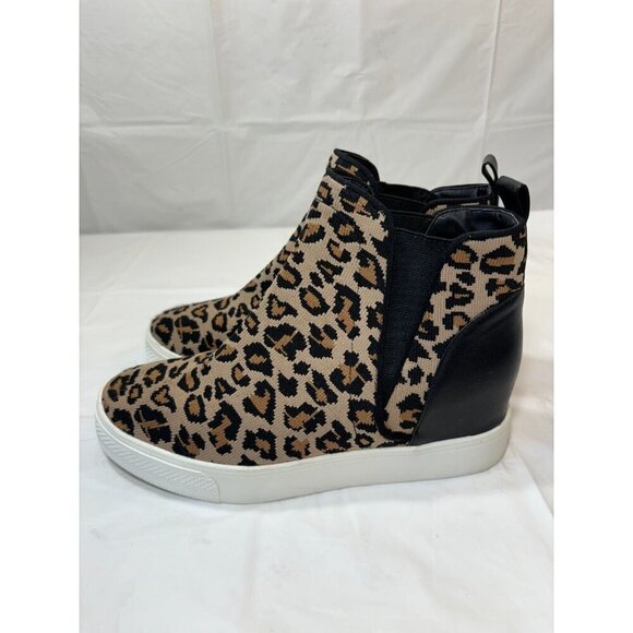 Steve Madden Womens Chime Animal Print Chelsea Boots Size 7 - Picture 9 of 11